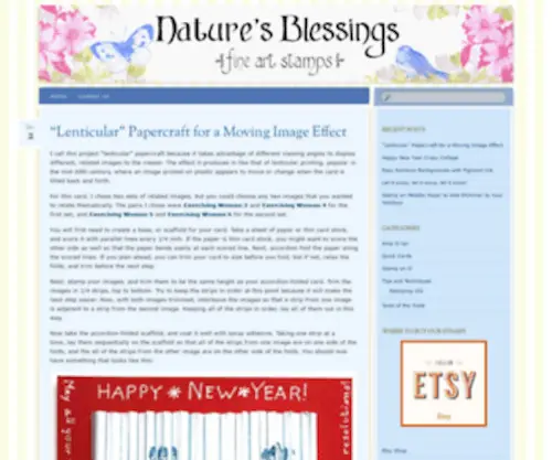 Naturesblessings.com(Natures blessings) Screenshot