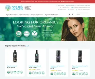 Naturesbrands.com(Nature's Brands) Screenshot