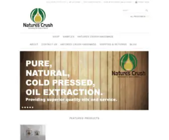 Naturescrush.com(Nature's Crush) Screenshot