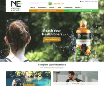 Naturesenergy.com(Natures Energy) Screenshot