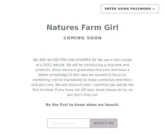 NaturesfarmGirl.com(Natures Farm Girl) Screenshot