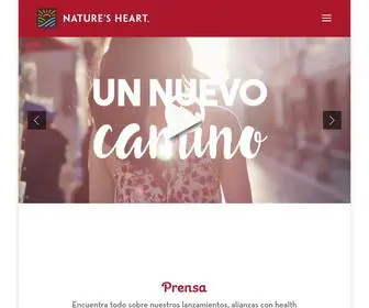 Naturesheartterrafertil.com(Nature's Heart Mexico) Screenshot