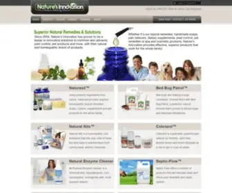 Naturesinnovation.com(Fine Products by Nature) Screenshot