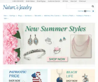 Naturesjewelry.com(Naturesjewelry) Screenshot