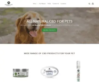 Naturespetherbals.com(CBD for Pets) Screenshot