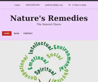 Naturesremedyguide.com(The Natural Choice) Screenshot