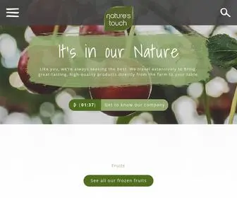 Naturestouchfrozenfoods.com(Frozen Fruits & Vegetables) Screenshot