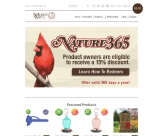 Natureswaybirds.com(Nature's Way Bird Products) Screenshot