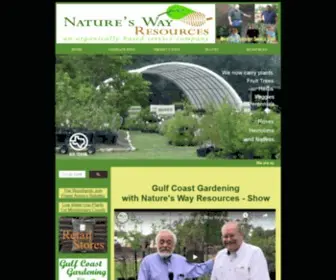 Natureswayresources.com(Nature's Way Resources...an organically based service company) Screenshot