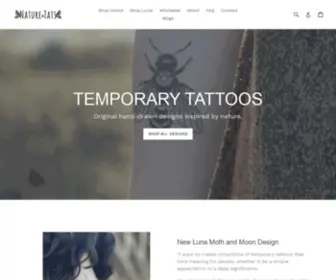 Naturetats.com(Nature Inspired Temporary Tattoos) Screenshot