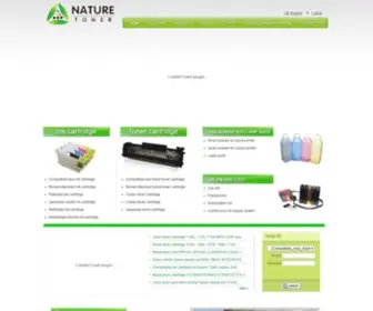 Naturetoners.com(NATURE TONER CO) Screenshot