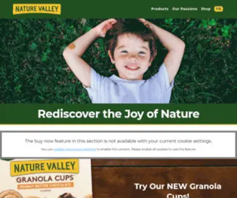 Naturevalley.ca(Nature Valley Canada EN) Screenshot
