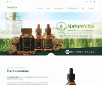 Naturevitacbd.de(Qualitativ hochwertiges Bio CBD) Screenshot