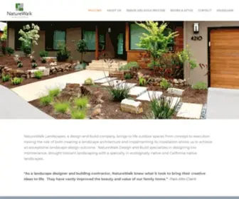 Naturewalklandscapes.com(Landscape design and build) Screenshot