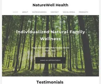 Naturewellhealth.com(NatureWell Health) Screenshot