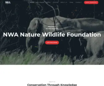 Naturewildlifeassoc.org(NWA Nature & Wildlife Foundation) Screenshot