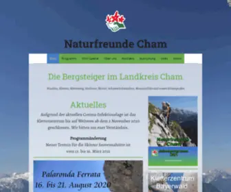 Naturfreunde-Cham.de(Die Bergsteiger im Landkreis Cham) Screenshot