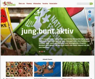 Naturfreundejugend.de(Jung.bunt.aktiv) Screenshot