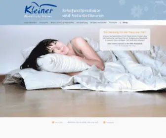 Naturhaar-Betten.de(KLEINER Naturhaarbetten) Screenshot