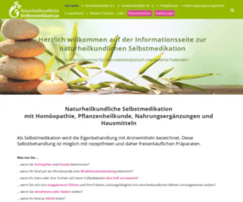 Naturheilkundliche-Selbstmedikation.com(Naturheilkundliche Selbstmedikation) Screenshot