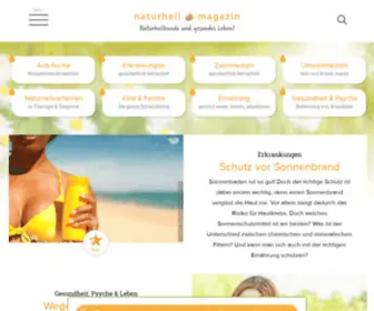 Naturheilmagazin.de(Naturheilkunde und gesundes Leben) Screenshot