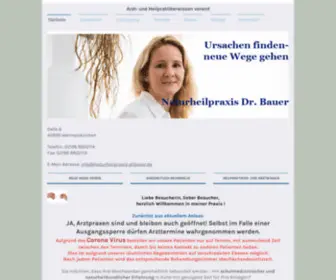 Naturheilpraxis-Drbauer.de(Naturheilpraxis Dr) Screenshot