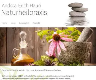 Naturheilpraxis-Hauri.ch(Homöopathie) Screenshot