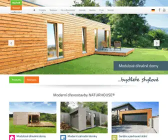 Naturhouse.cz(Zahradní domky NATURliving®) Screenshot