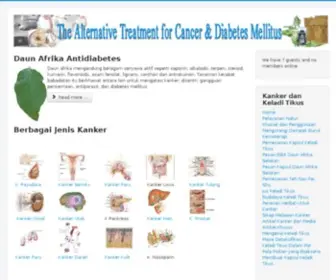 Naturindonesia.com(The Alernative Cancer Treatment) Screenshot