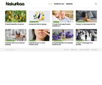 Naturitaa.com(Be Healthy Naturally) Screenshot