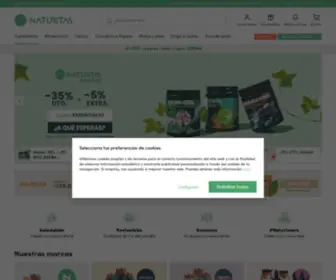 Naturitas.es(Naturitas tu tienda natural de confianza: Parafarmacia) Screenshot