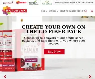 Naturlax.com(Naturlax’s flavored psyllium husk powder) Screenshot