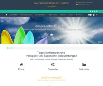 Naturlicht.de(Tageslichtlampen und Vollspektrumlicht von Naturlicht) Screenshot