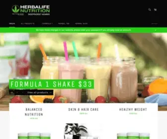 Naturlifepro.com(Original Herbalife Products) Screenshot