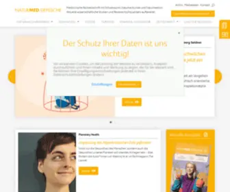 Naturmed-Depesche.de(Fachinformation Naturmedizin) Screenshot