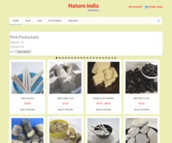 Naturoindia.com(Naturo India) Screenshot