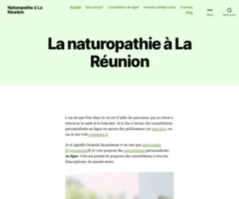 Naturopathereunion.re(La naturopathie à La Réunion) Screenshot