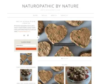 Naturopathicbynature.com(Healthy Eating & Healthy Living) Screenshot