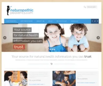 NaturopathicPediatrics.com(Naturopathic Pediatrics) Screenshot