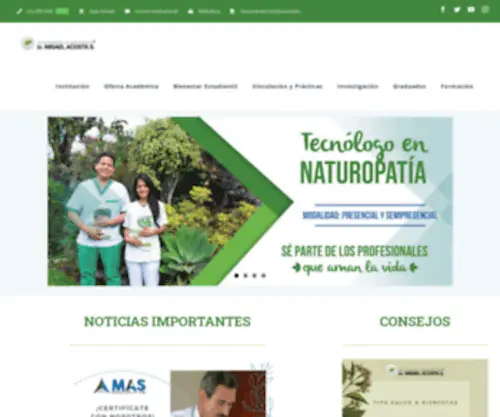 Naturopatiamisaelacosta.edu.ec(Naturopatiamisaelacosta) Screenshot