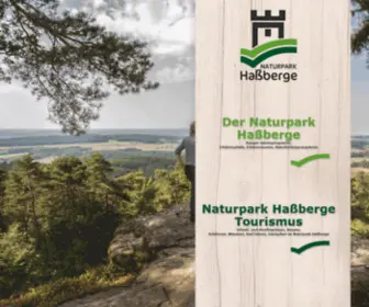 Naturpark-Hassberge.de(Naturpark Haßberge) Screenshot