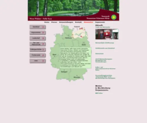 Naturpark-Nossentiner-SChwinzer-Heide.de(Naturpark Nossentiner/Schwinzer Heide) Screenshot