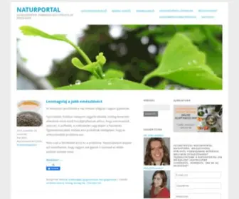 Naturportal.hu(Naturportal naturportal) Screenshot