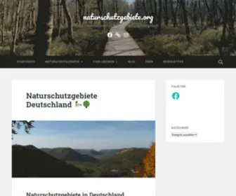 Naturschutzgebiete.org(Naturschutzgebiete in Deutschland) Screenshot