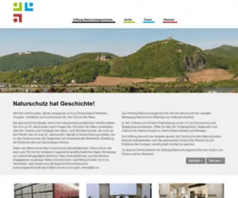 Naturschutzgeschichte.de(Stiftung Naturschutzgeschichte) Screenshot