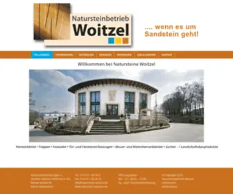 Naturstein-Woitzel.de(Natursteinbetrieb) Screenshot