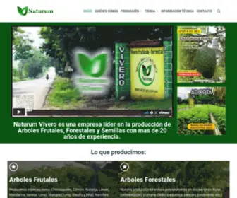 Naturum.com.mx(Naturum Vivero) Screenshot