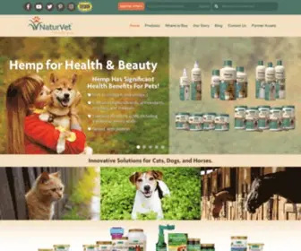 Naturvet.com(Pet Supplements For The Health of Your Pet) Screenshot