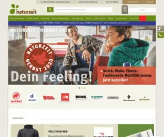 Naturzeit.com(Outdoor-Online-Shop für Wandern, Trekking, Klettern, Bekleidung & Ausrüstung) Screenshot
