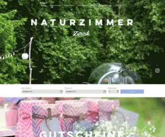 Naturzimmer.ch(Das 5 Millionen Sterne Hotel in Zürich) Screenshot